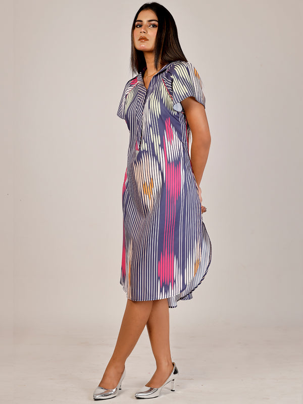 Blu-Illusion Dress