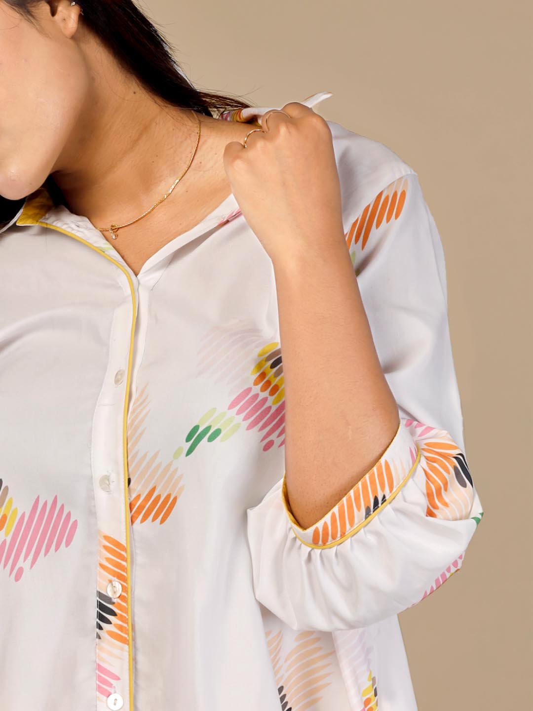 Sketched Florals Tailored Shirt