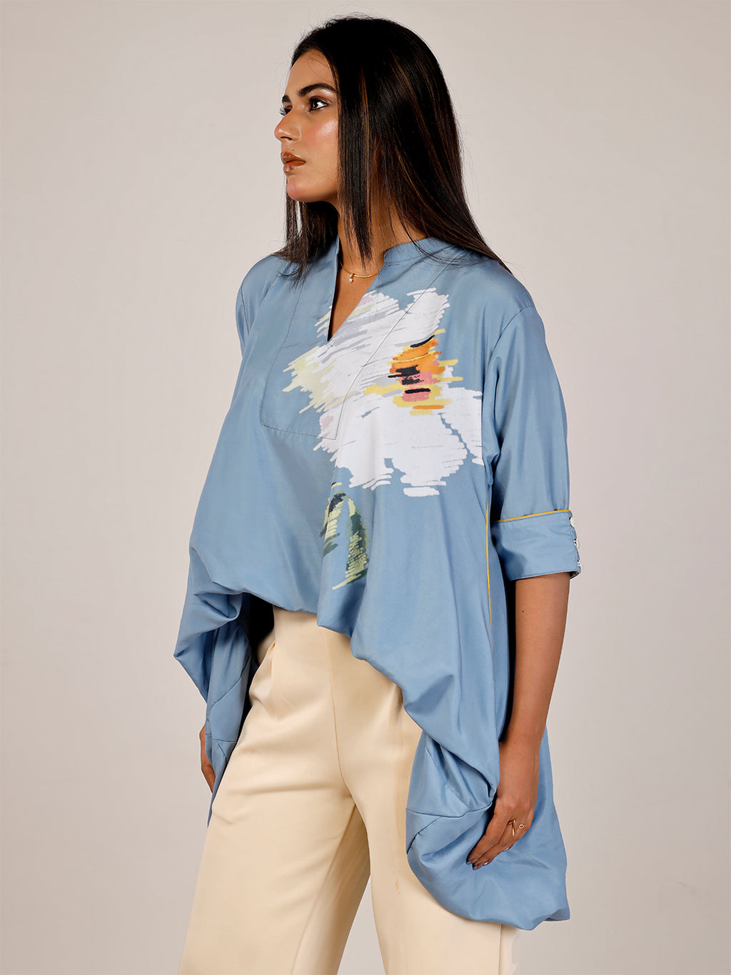 Petal Wash High-Low Top