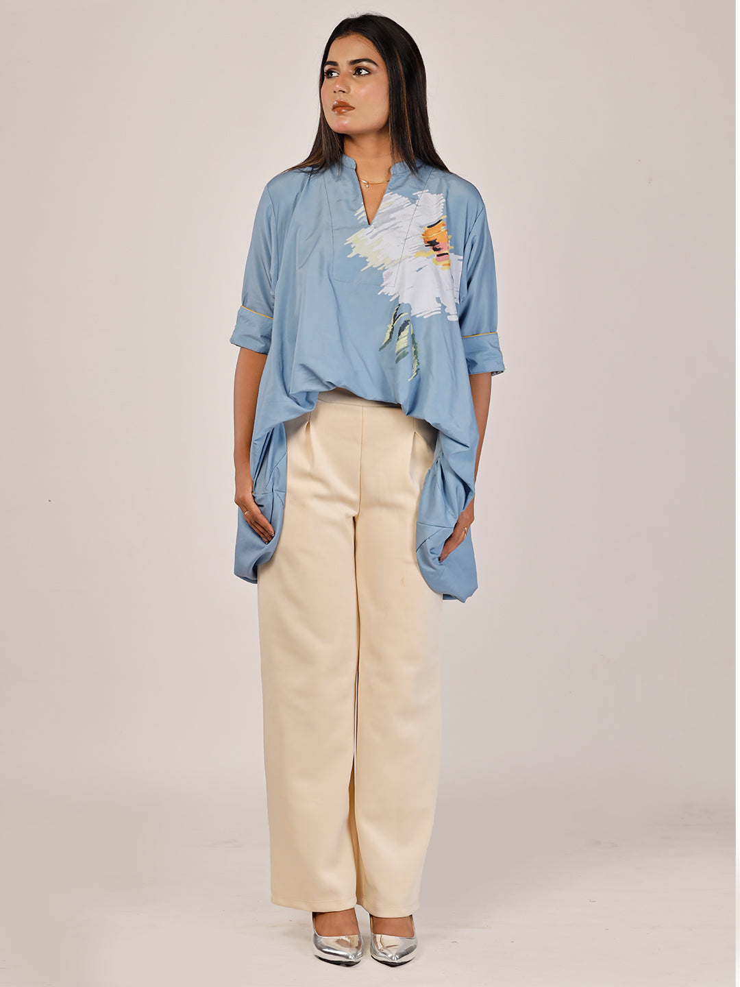 Petal Wash High-Low Top