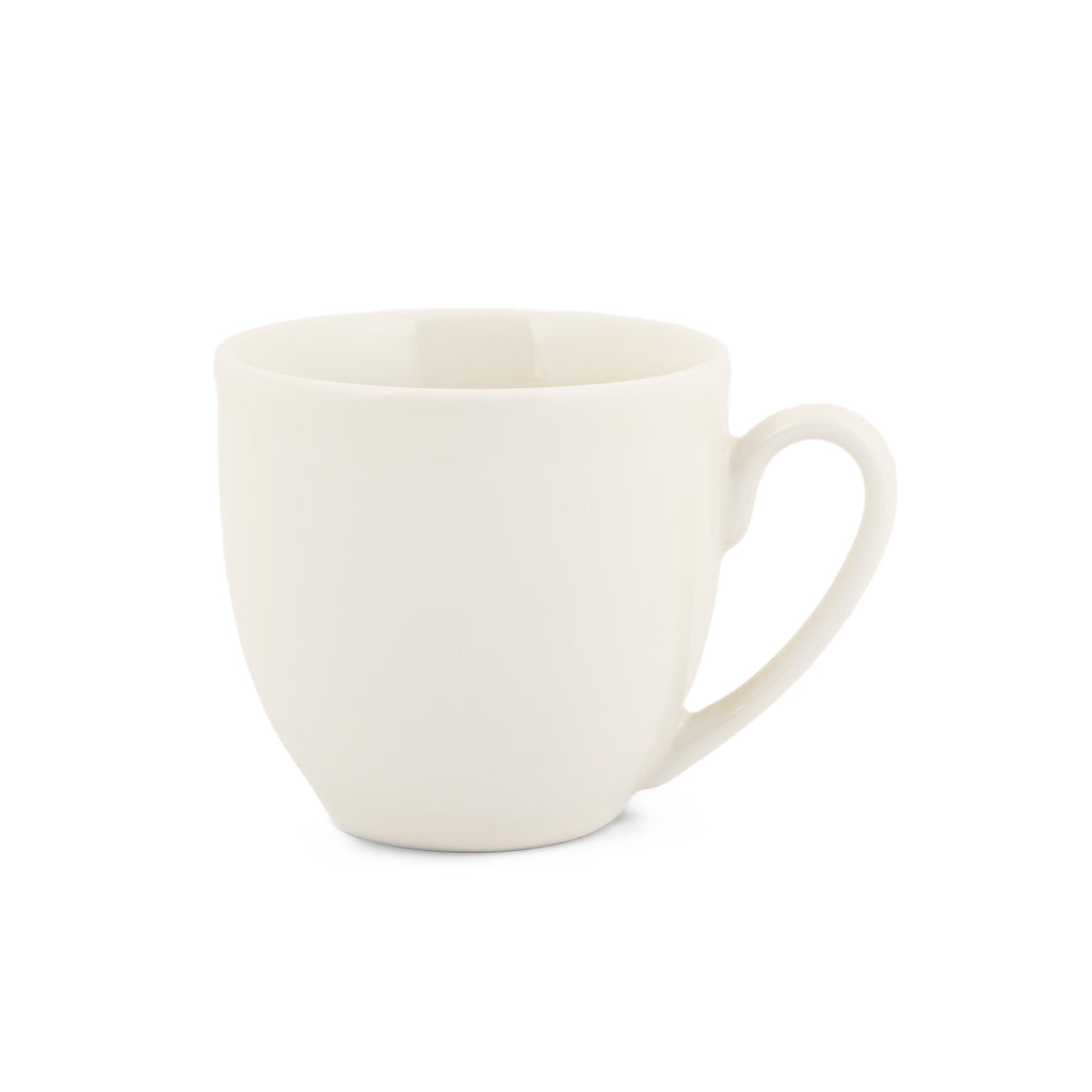 Glossy Ivory Cup & Saucer-190ML