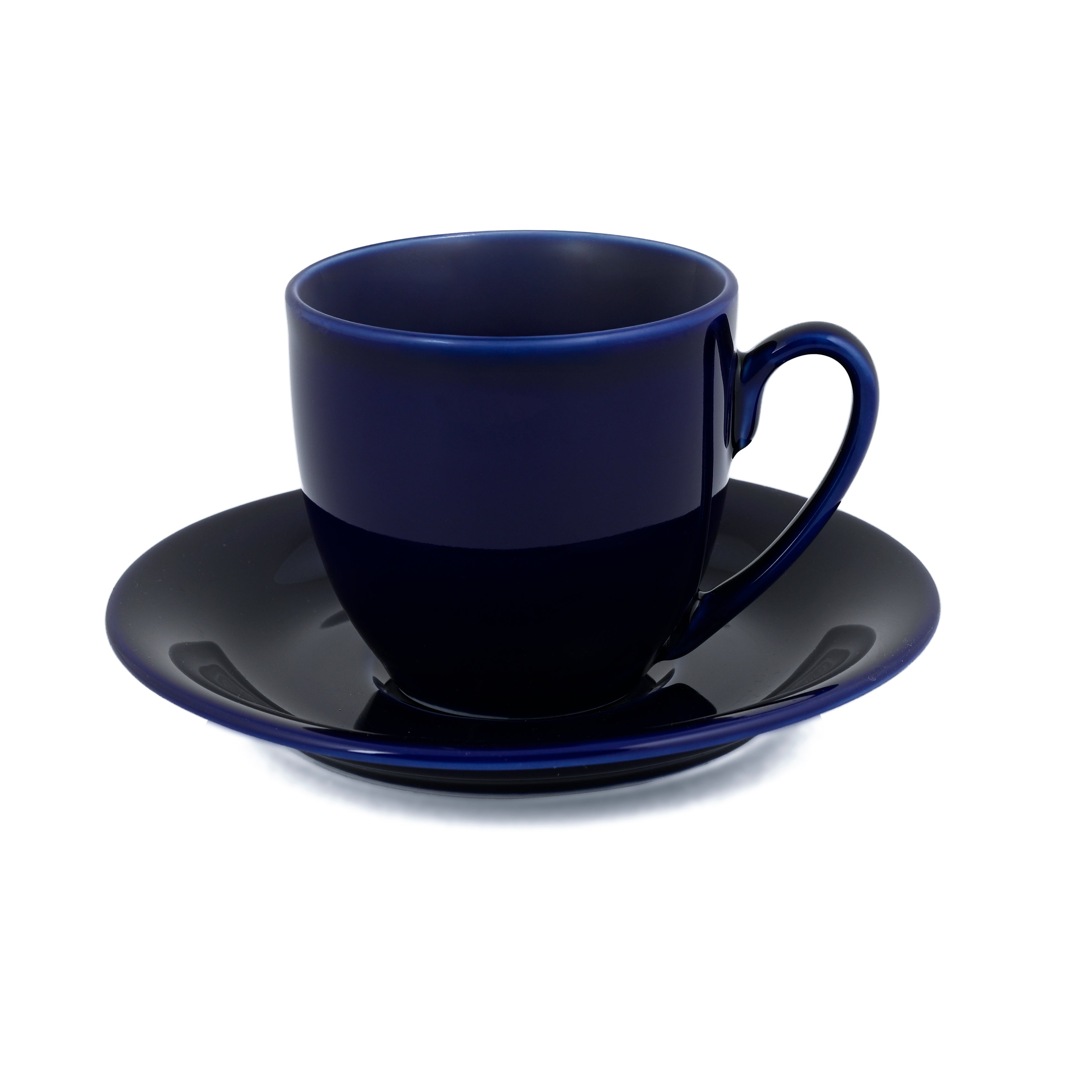 Glossy Cobalt Cup & Saucer-190ML