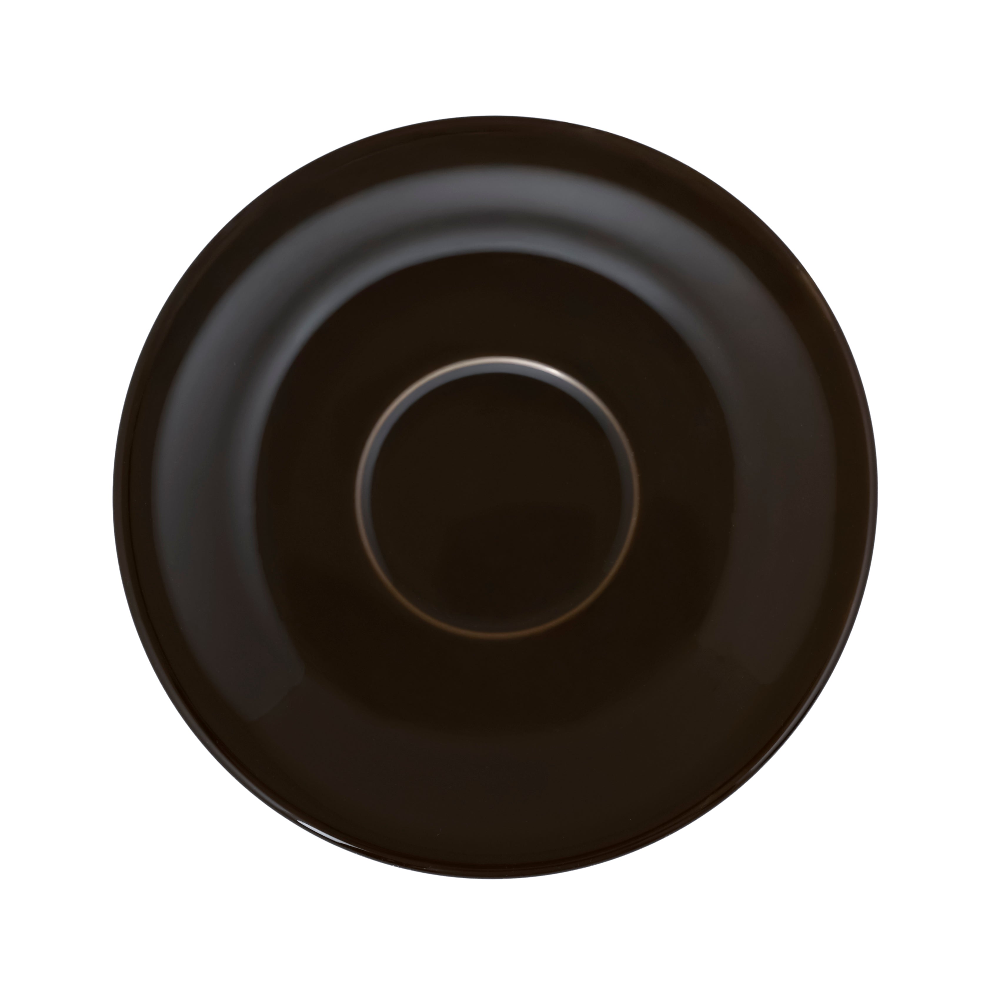 Glossy Brown Cup & Saucer-190ML