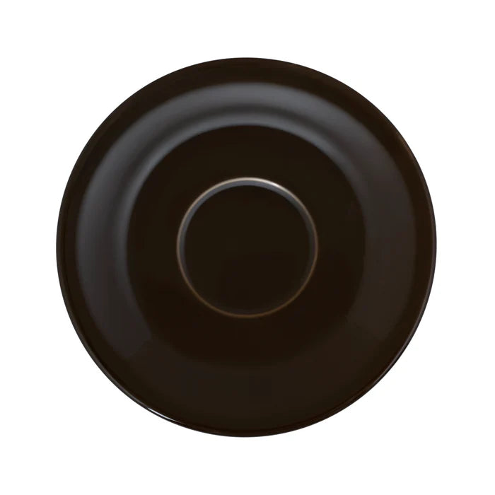 Glossy Brown Cup & Saucer (240ml)