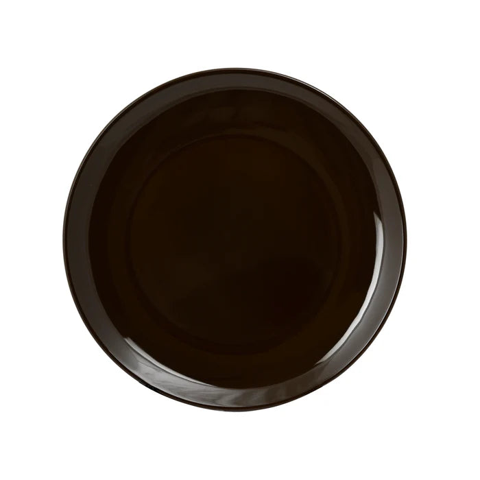 Glossy Brown Dinner Plate