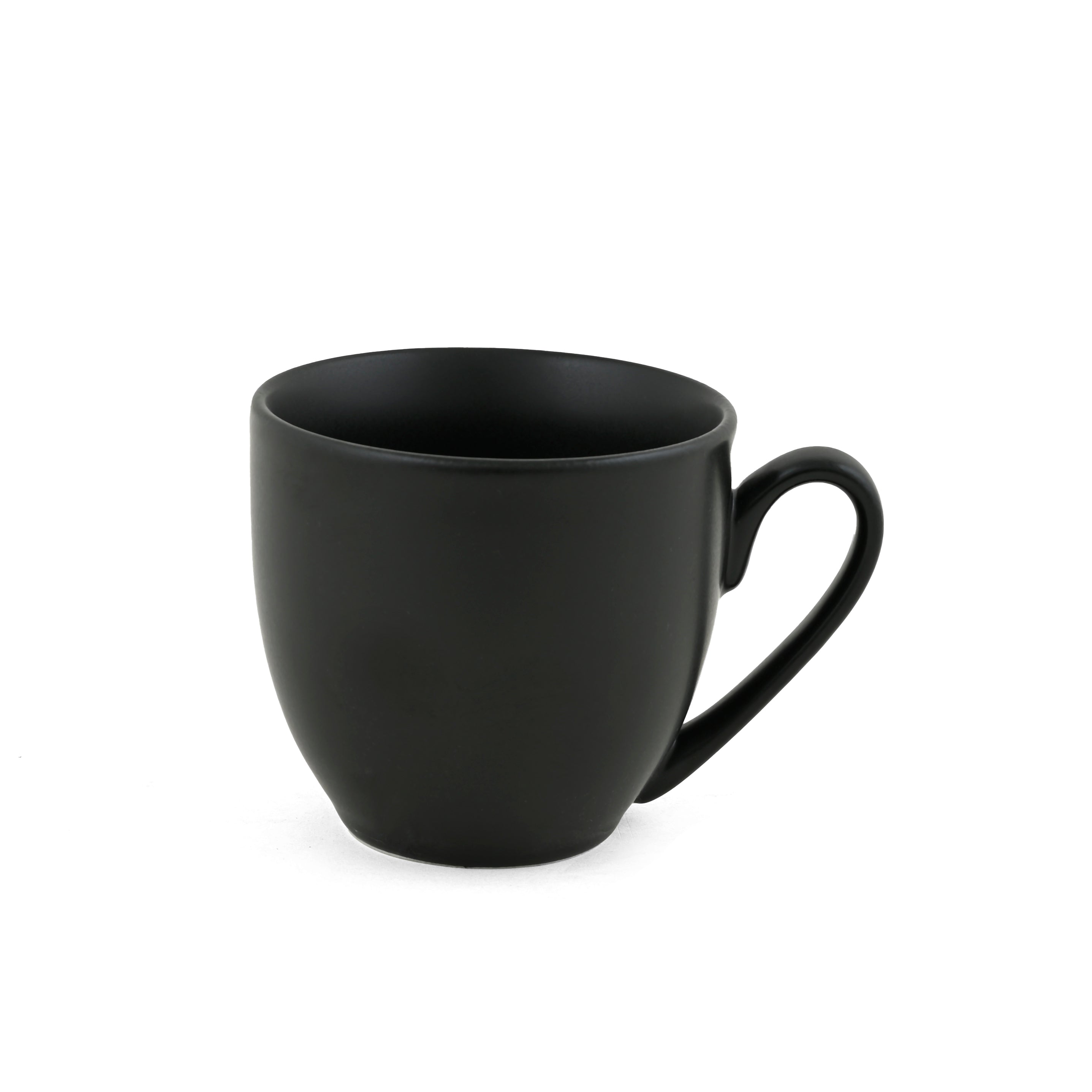 Matt Black Cup & Saucer