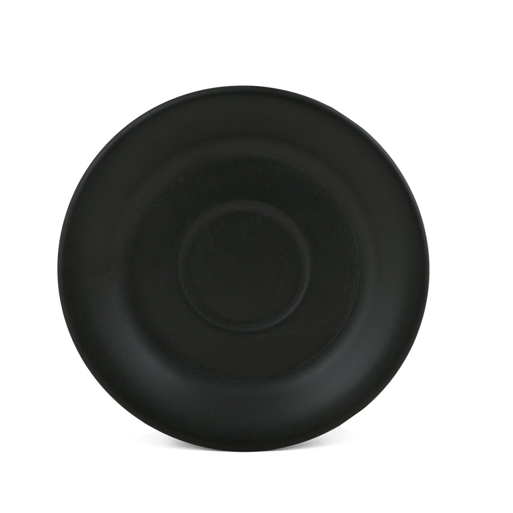 Matt Black Cup & Saucer