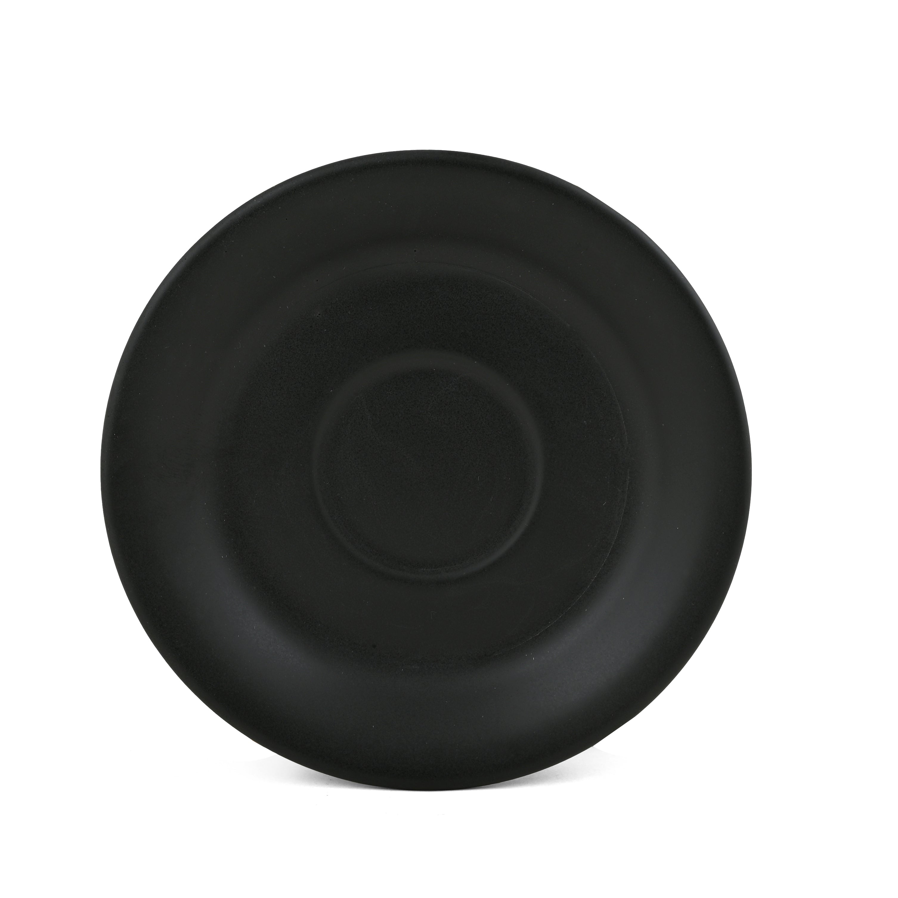Matt Black Cup & Saucer