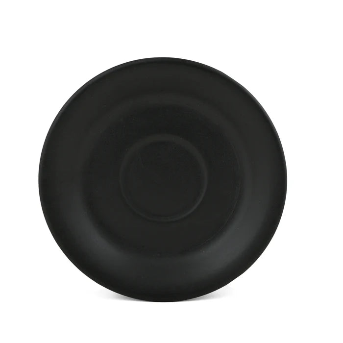 Matt Black Cup & Saucer