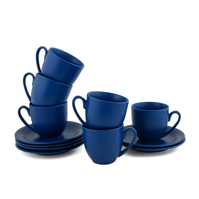 Glossy Cobalt Cup & Saucer (240ml)