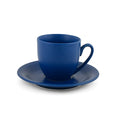 Matt Navy Cup & Saucer