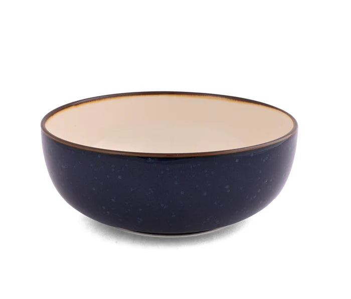 Rustic Navy Serving Bowl