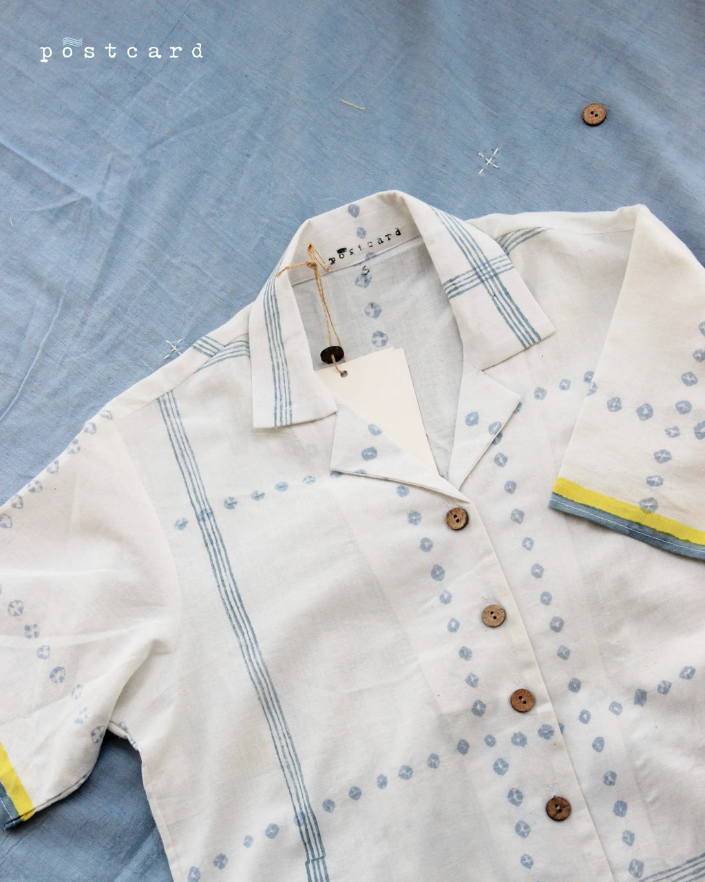 Urmi White Cotton Shirt