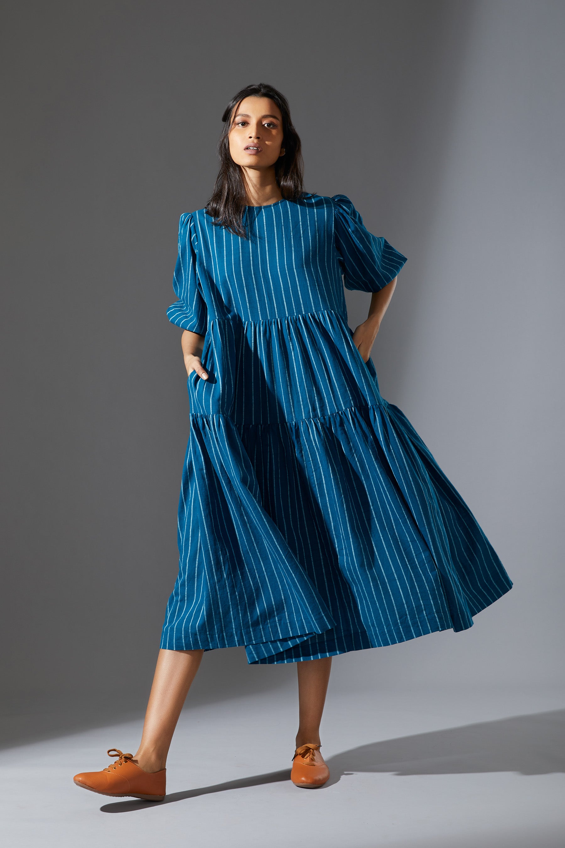 Mati Vasara Teal Blue Dress