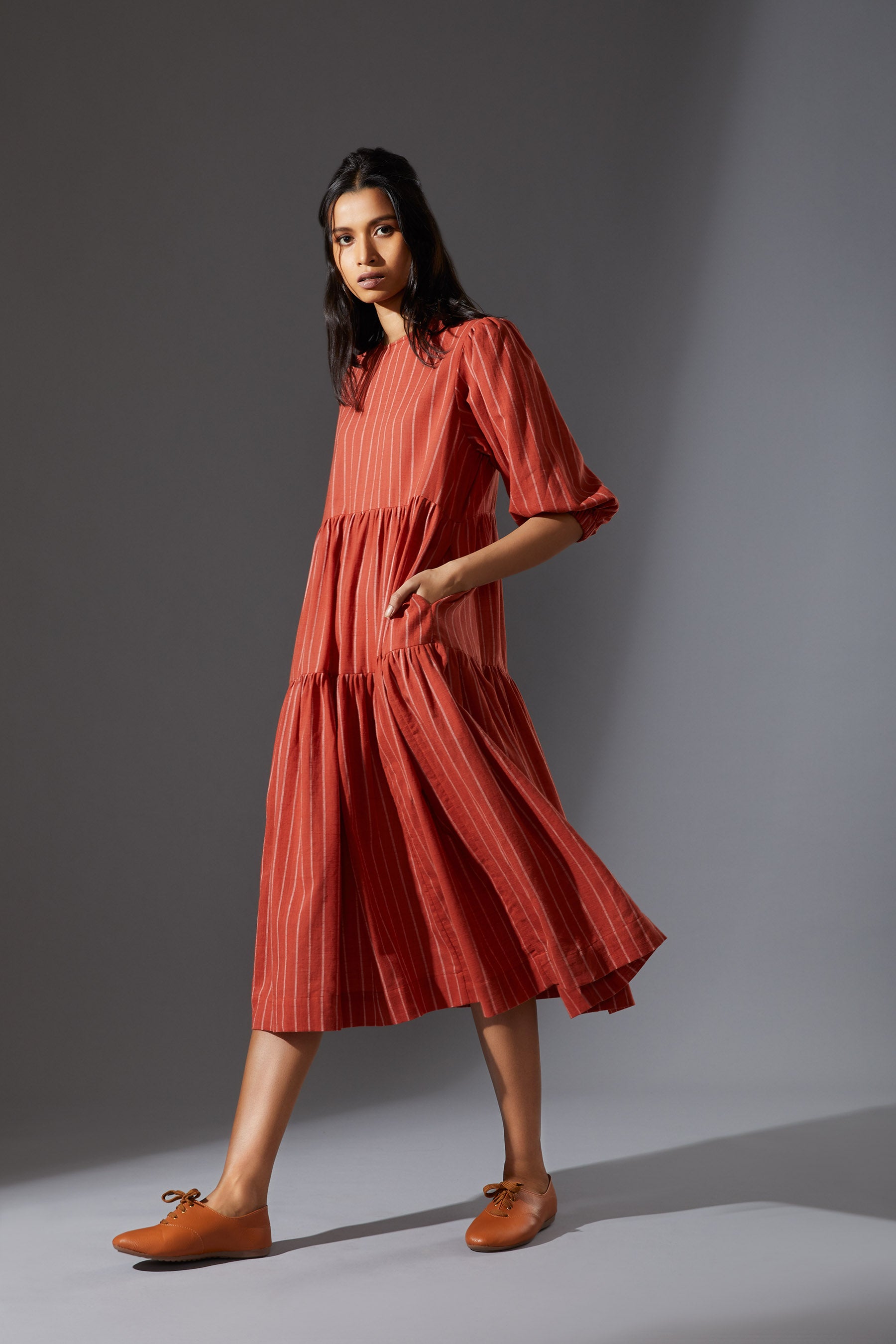 Mati Vasara Rust Dress