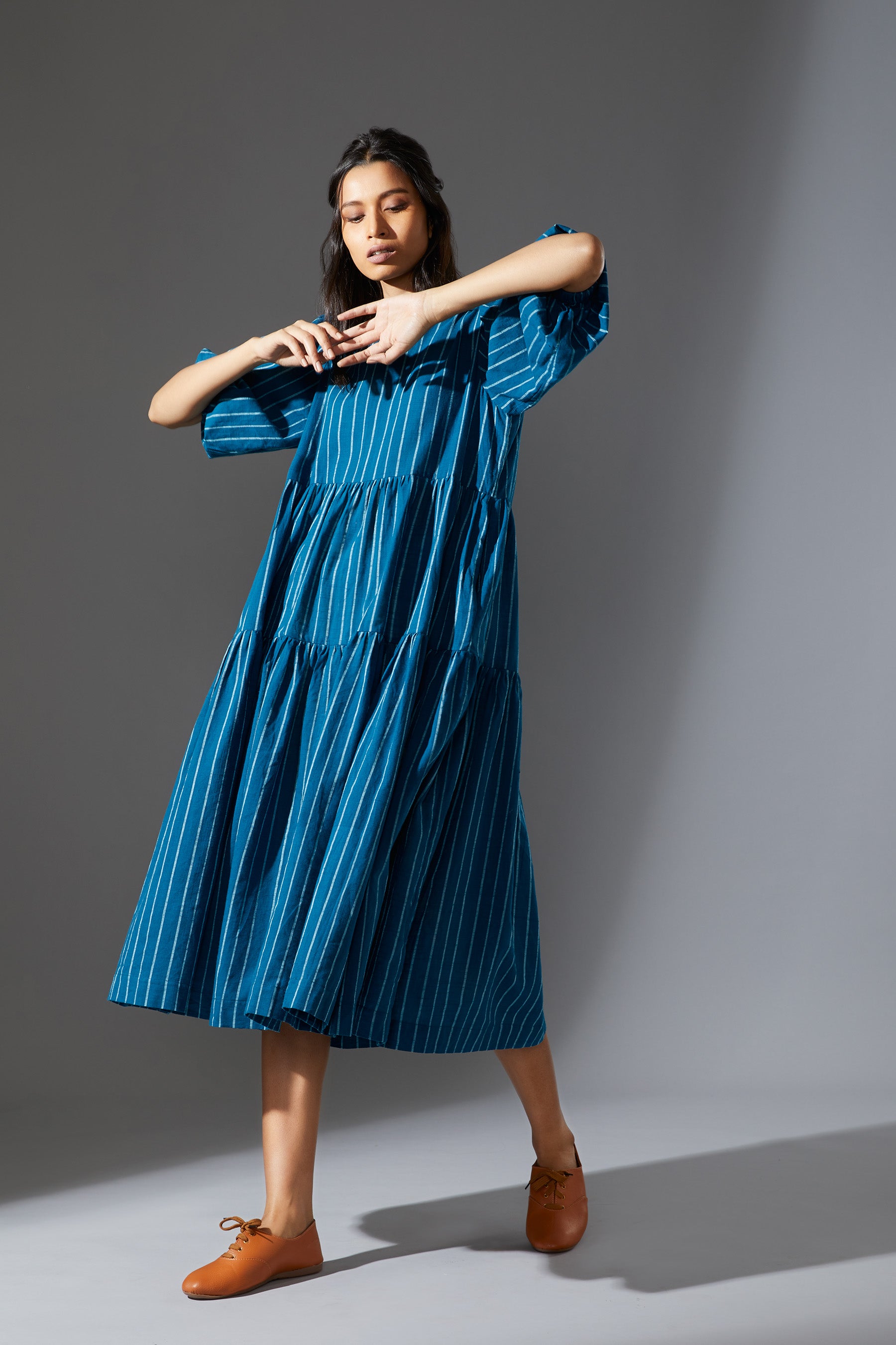 Mati Vasara Teal Blue Dress