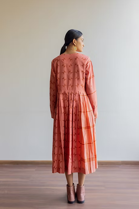 Maya Jaal Half and Half Dress