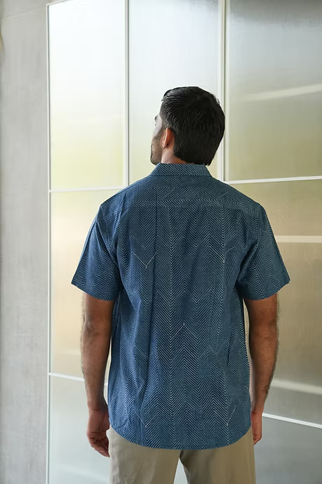 ZIG ZAG MEN’S HALF SLEEVE SHIRT