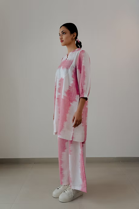 Pink Ikat Co-ord